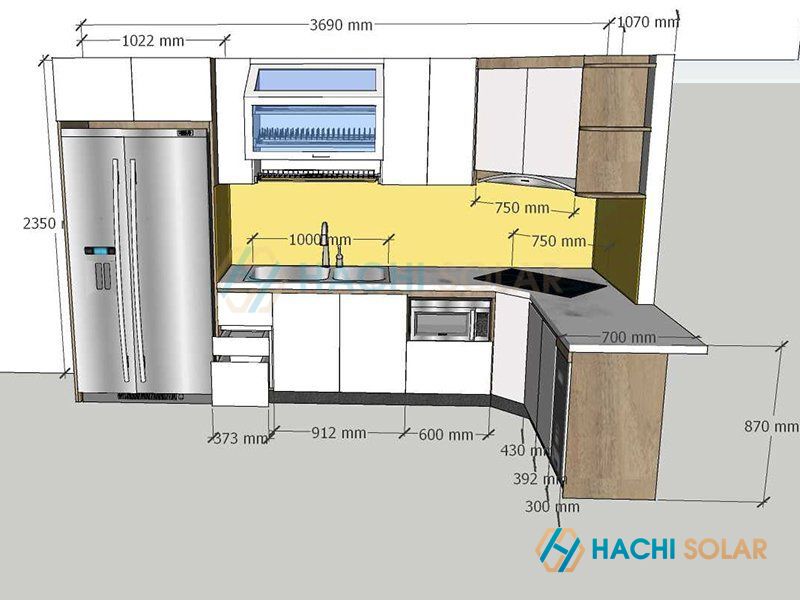 Tìm hiểu mẫu bản vẽ tủ bếp hiện đại và việc cần có bản vẽ trước khi thi công