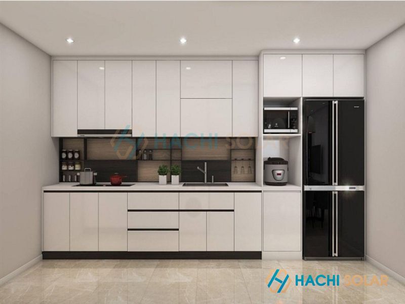 TỦ BẾP CHỮ I 3 MÉT TỐI ƯU KHÔNG GIAN HẸP