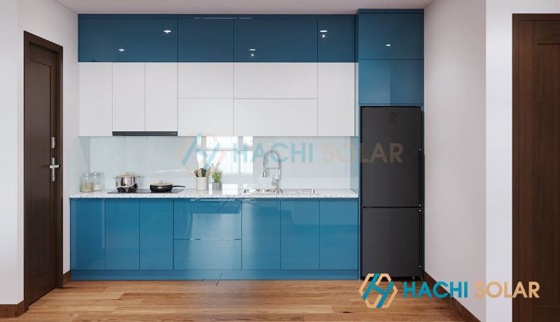 Thi công tủ bếp nhôm kính Cần Thơ hoàn thiện