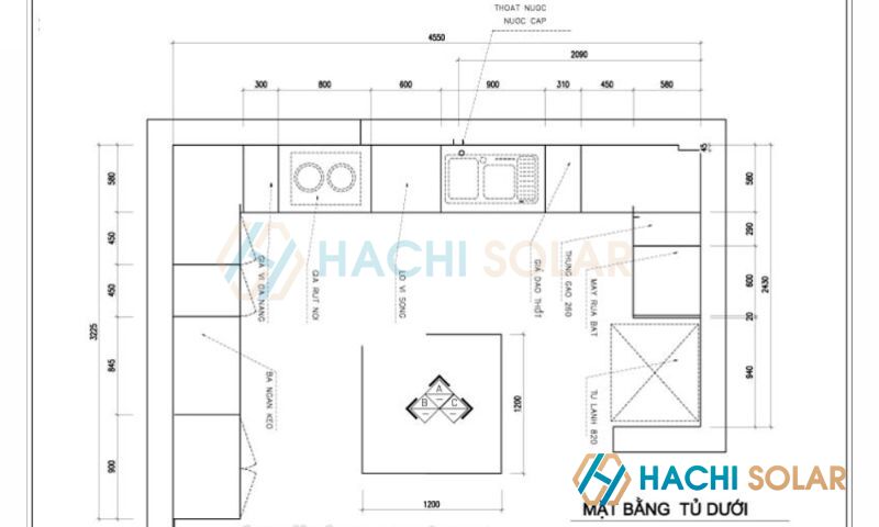 THIẾT KẾ TỦ BẾP HÌNH CHỮ L TIỆN NGHI VÀ TIẾT KIỆM KHÔNG GIAN HIỆU QUẢ