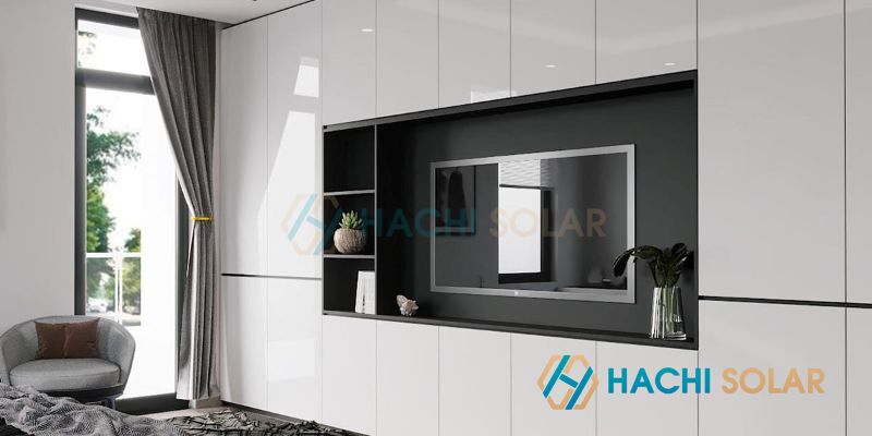 39+ Mẫu Tủ Quần Áo Kết Hợp Kệ Tivi Phòng Ngủ Đẹp Giá Tốt