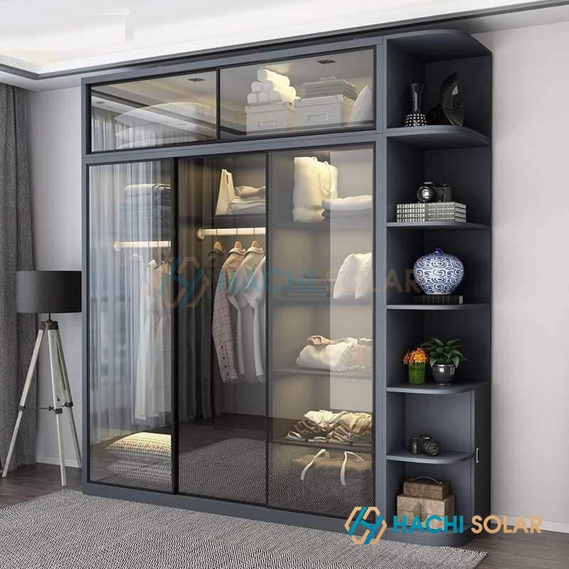 Tủ quần áo cho phòng nhỏ thiết kế kịch trần tối ưu không gian hiệu quả