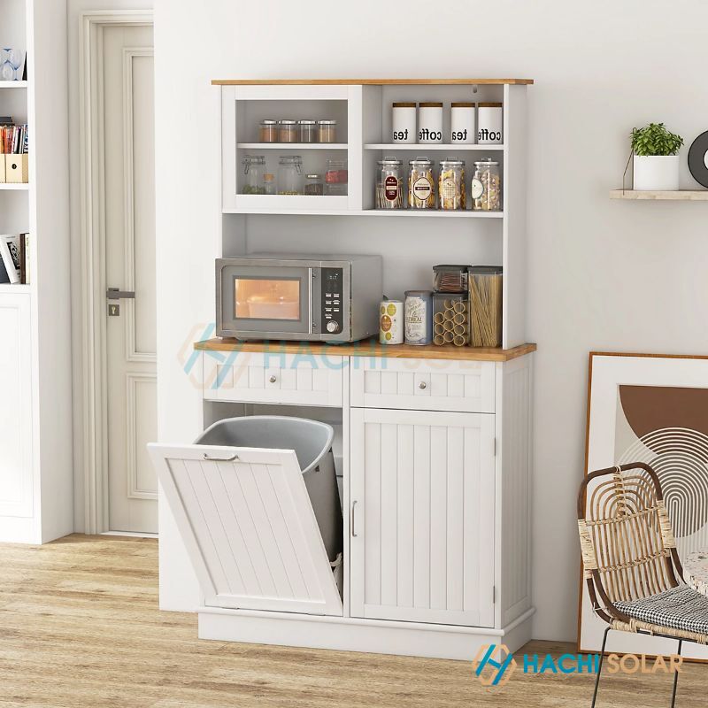 Tủ bếp thiết kế đứng bằng nhôm sơn tĩnh điện giá rẻ