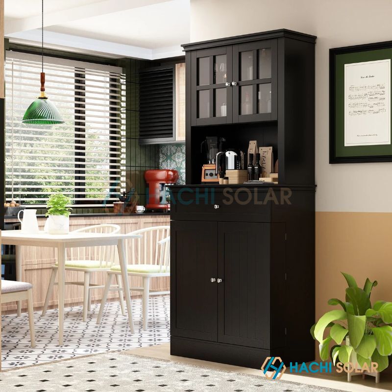 Tủ đứng bếp nhôm tấm hợp kim bền bỉ