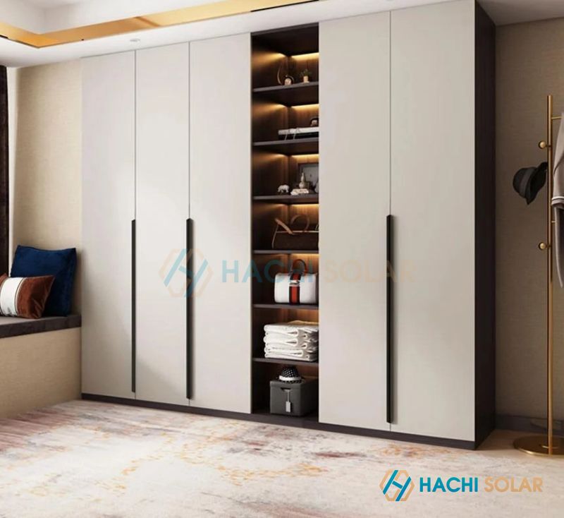 Mẫu tủ quần áo Nhật Bản chú trọng thiết kế tối giản và tối ưu chức năng sử dụng